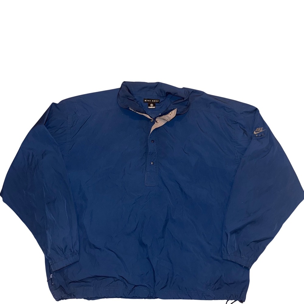 Vintage Nike Golf navy blue pullover windbreaker in men's size XL